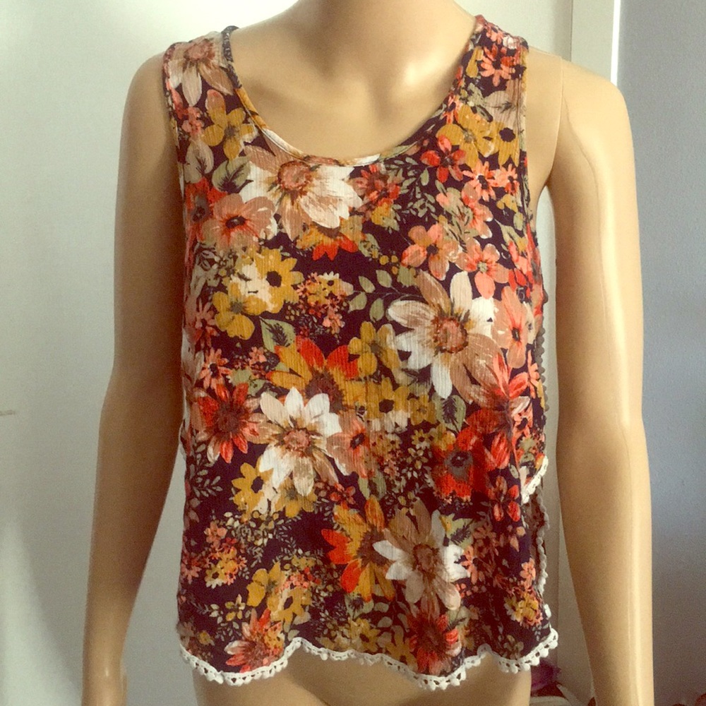 Springtime flower blouse